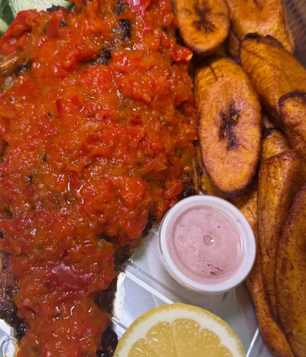 Grilled/Fried Tilapia with Plantain
